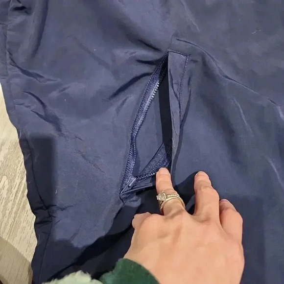 Ralph Lauren Men's Logo Golf  Quarter Zip Windbreaker Jacket Navy Blue Large - Picture 7 of 8